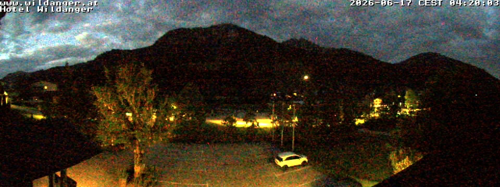 Archiv Foto Webcam Hotel Wildanger - Zöblen