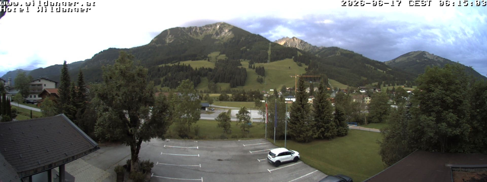 Archiv Foto Webcam Hotel Wildanger - Zöblen