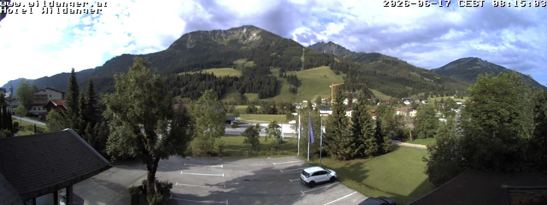 Archiv Foto Webcam Hotel Wildanger - Zöblen