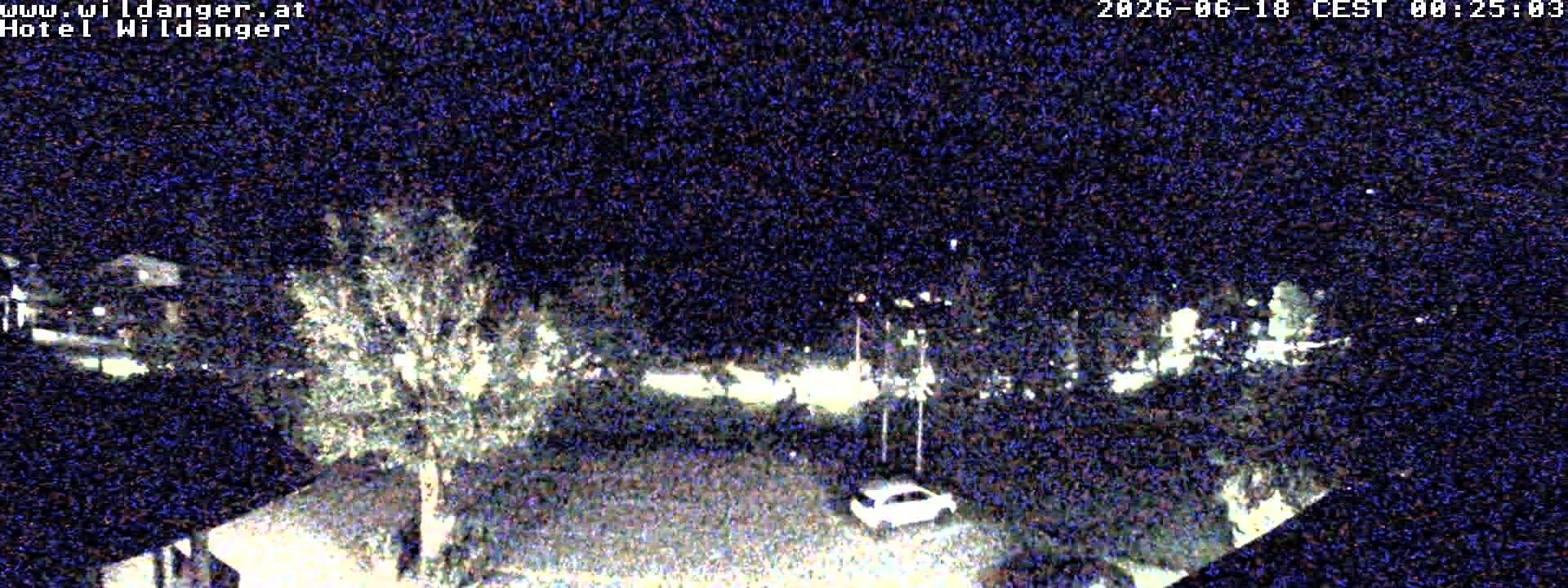 Archived image Webcam Hotel Wildanger - Zöblen