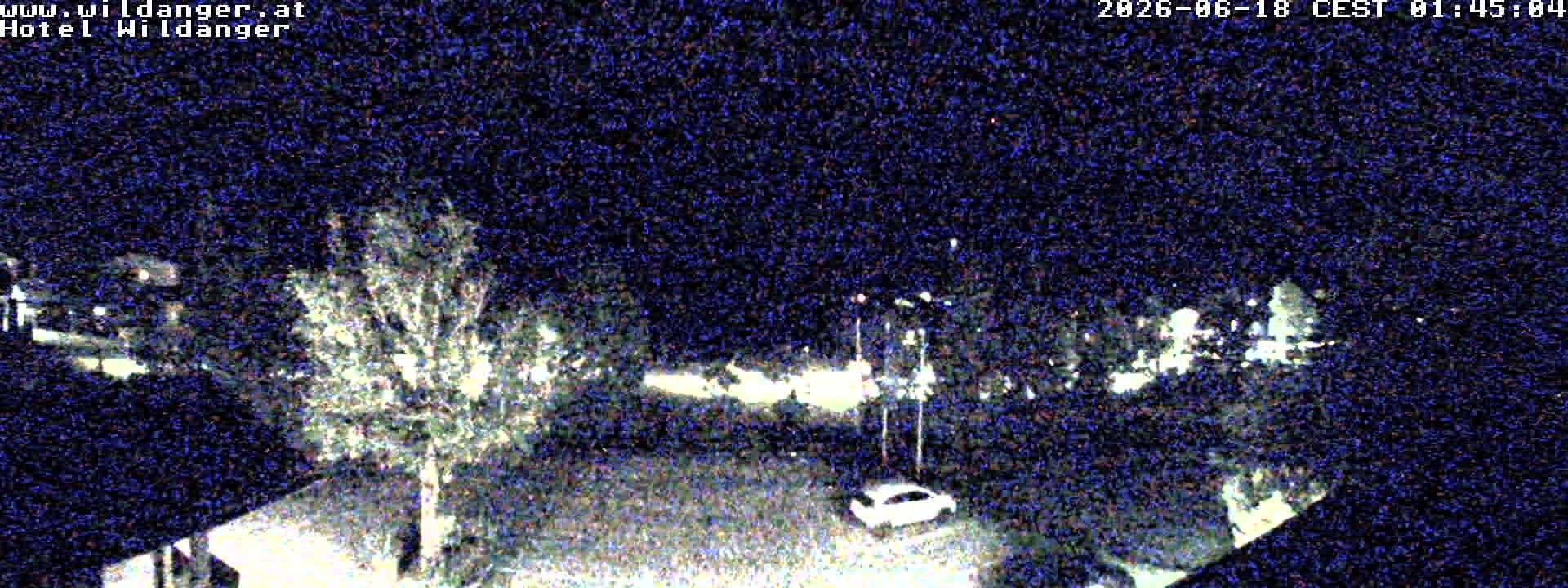 Archived image Webcam Hotel Wildanger - Zöblen