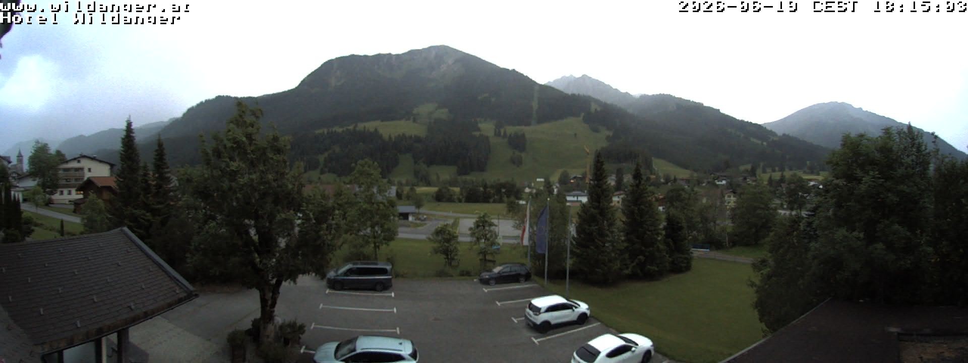 Archiv Foto Webcam Hotel Wildanger - Zöblen