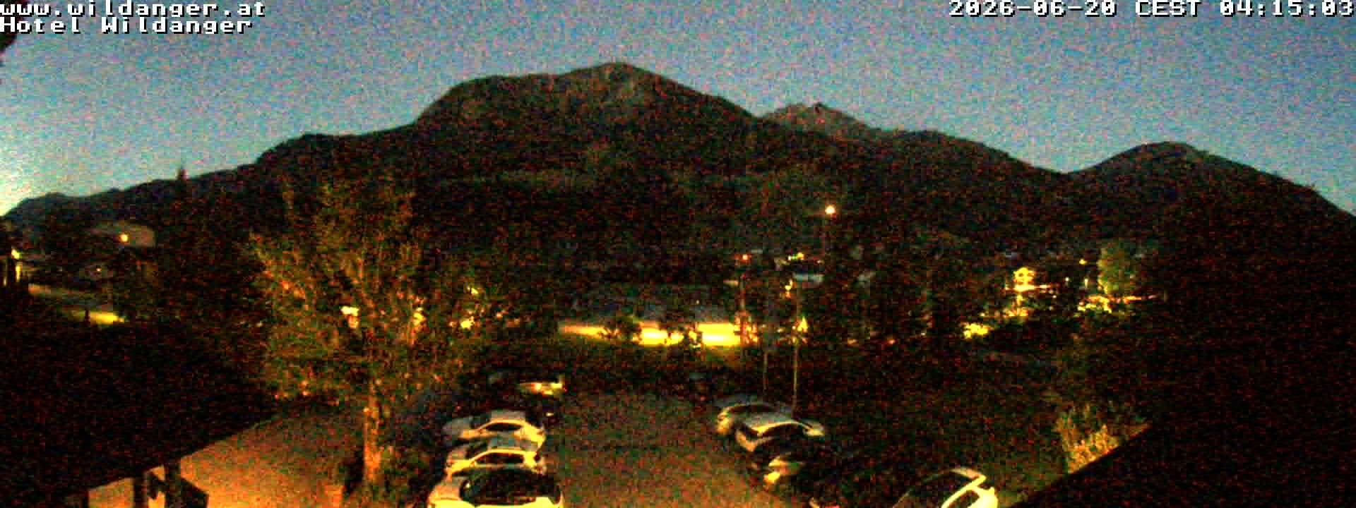 Archiv Foto Webcam Hotel Wildanger - Zöblen