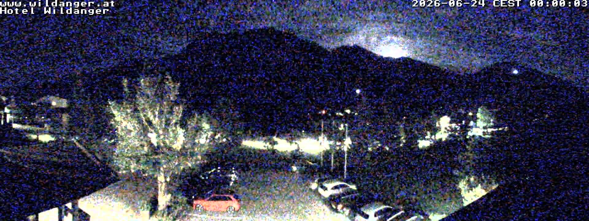 Archived image Webcam Hotel Wildanger - Zöblen