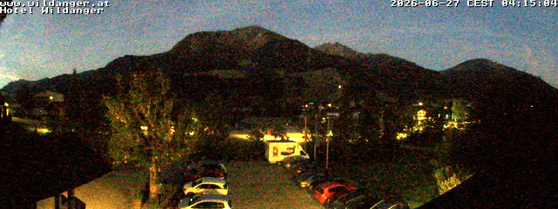 Archiv Foto Webcam Hotel Wildanger - Zöblen