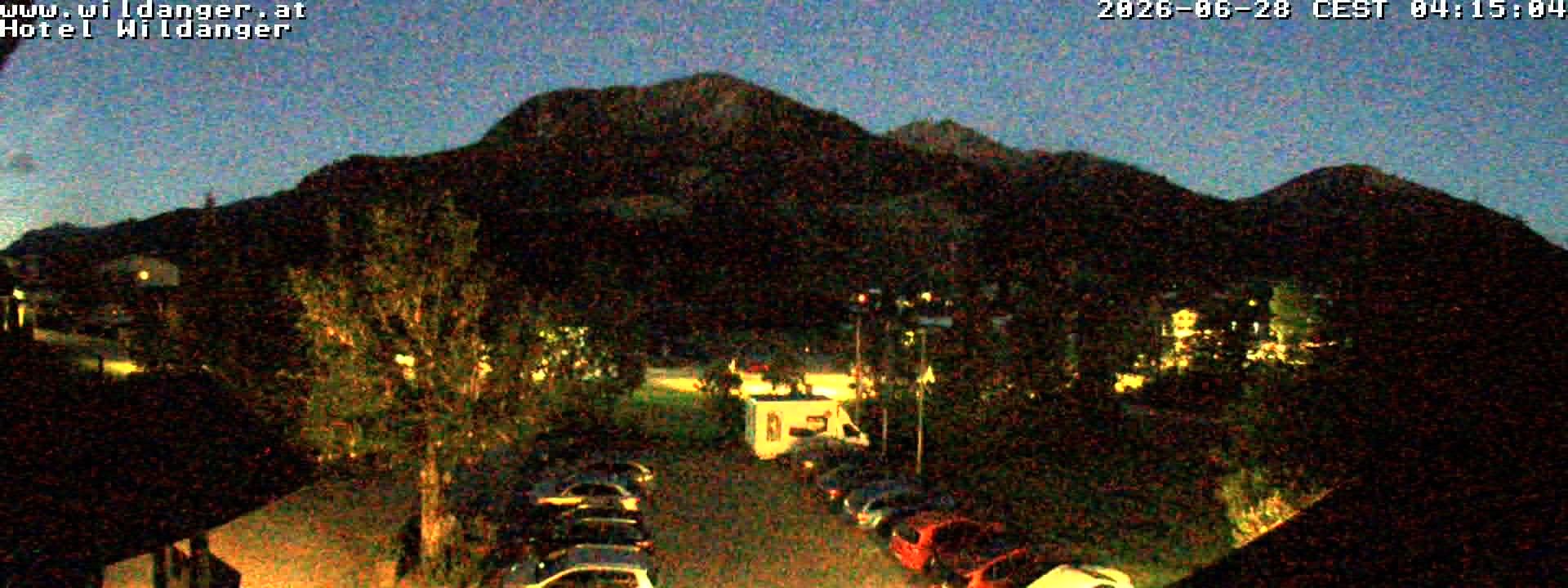 Archiv Foto Webcam Hotel Wildanger - Zöblen