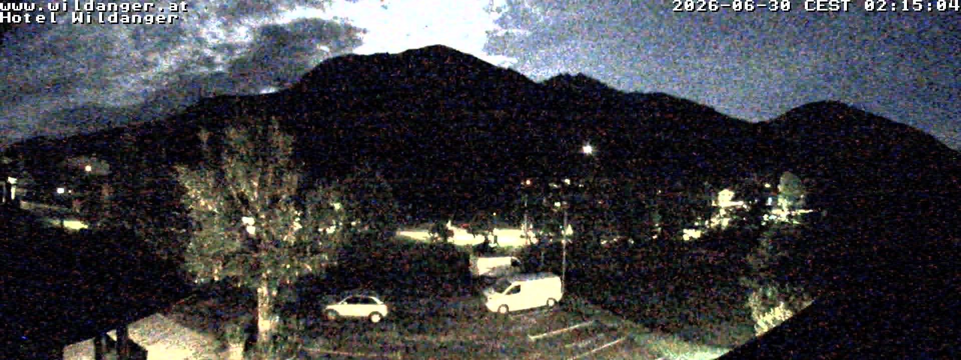 Archiv Foto Webcam Hotel Wildanger - Zöblen