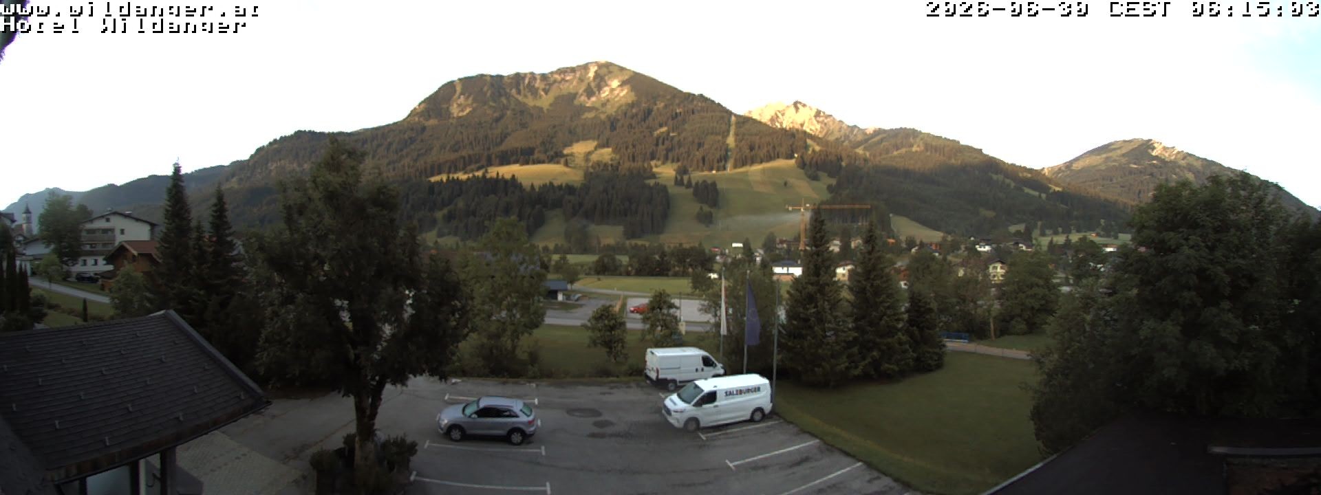 Archiv Foto Webcam Hotel Wildanger - Zöblen