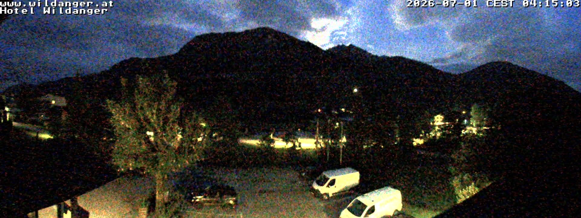 Archiv Foto Webcam Hotel Wildanger - Zöblen