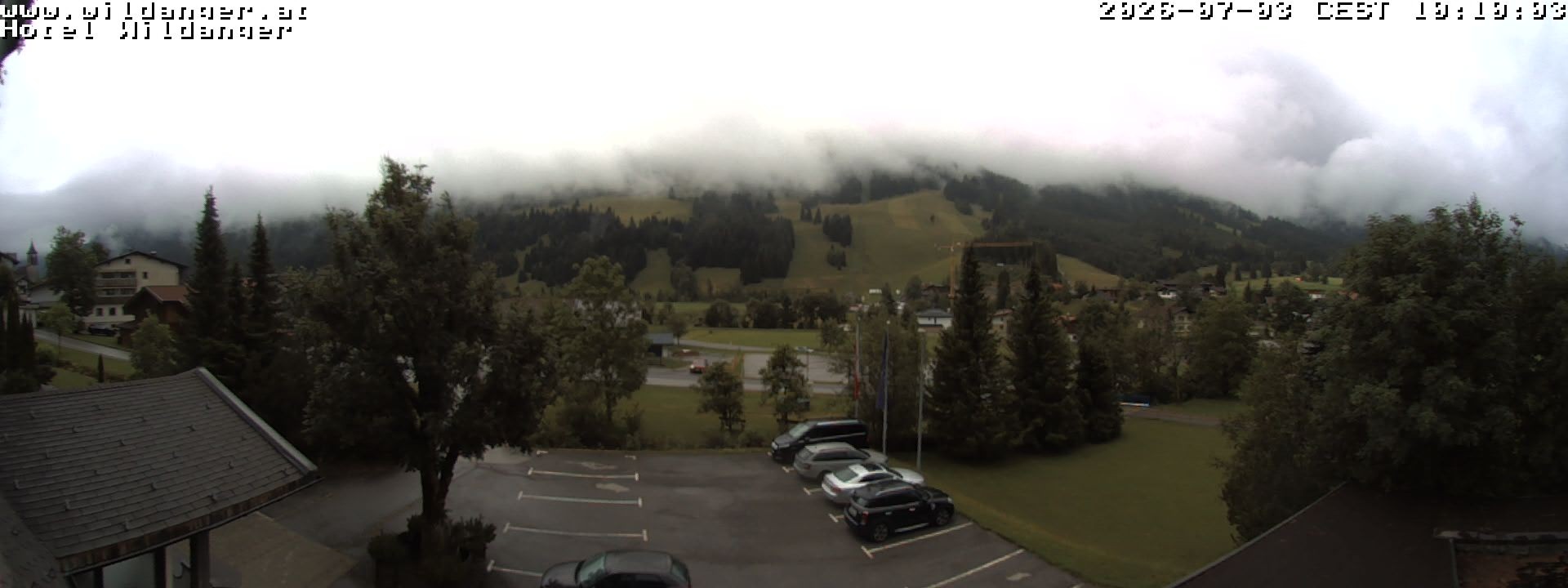 Archiv Foto Webcam Hotel Wildanger - Zöblen