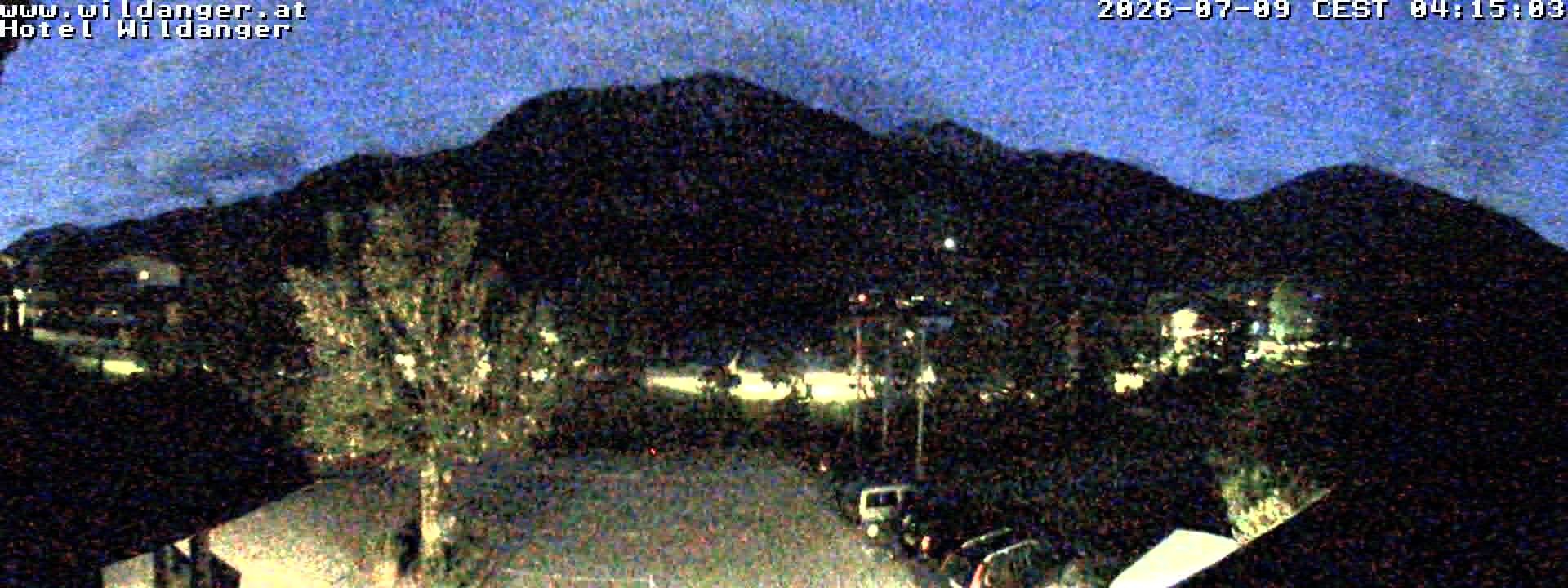 Archiv Foto Webcam Hotel Wildanger - Zöblen