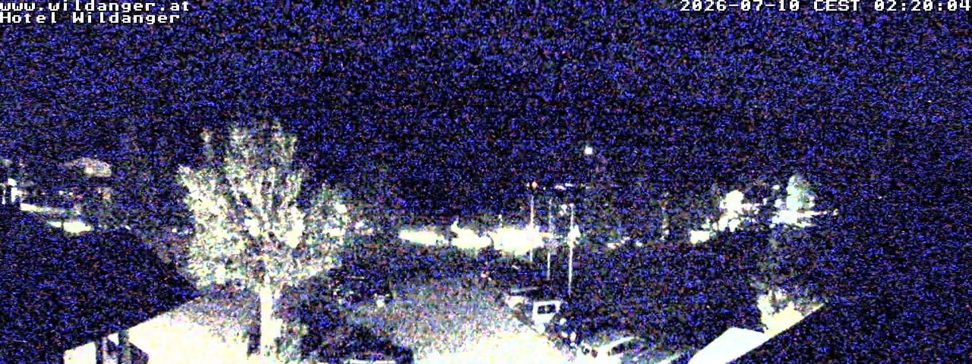 Archived image Webcam Hotel Wildanger - Zöblen