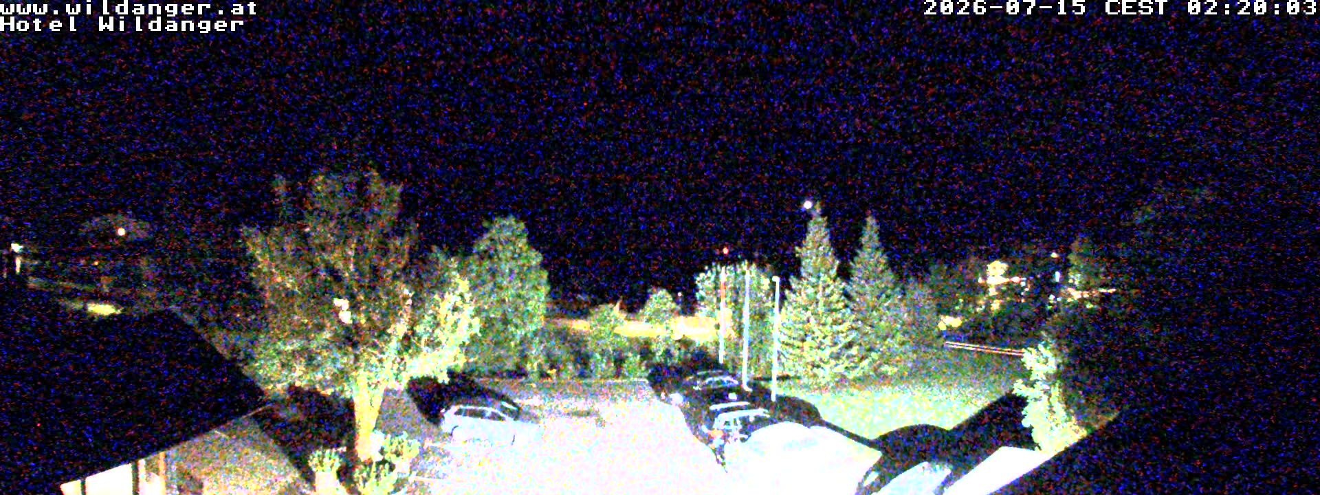 Archiv Foto Webcam Hotel Wildanger - Zöblen