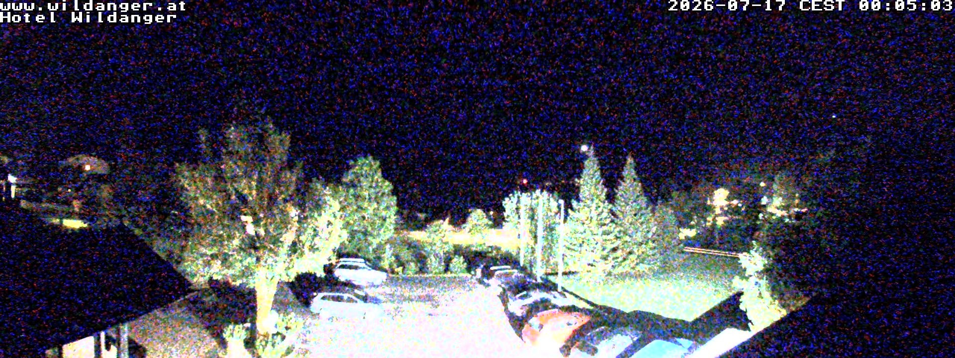 Archiv Foto Webcam Hotel Wildanger - Zöblen