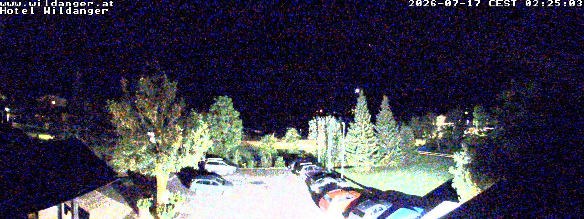 Archiv Foto Webcam Hotel Wildanger - Zöblen