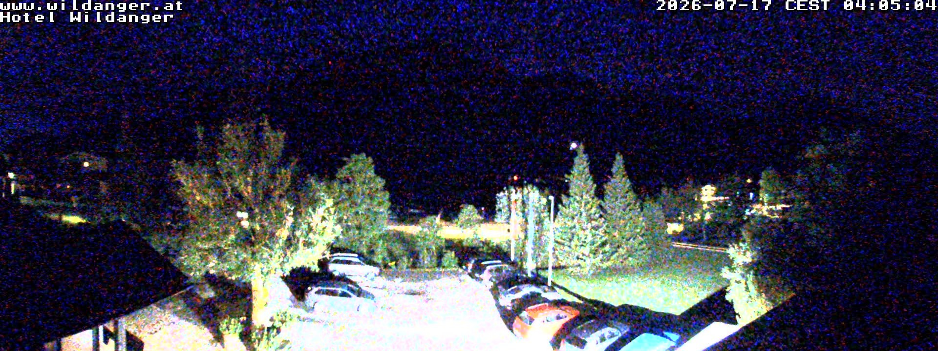 Archiv Foto Webcam Hotel Wildanger - Zöblen