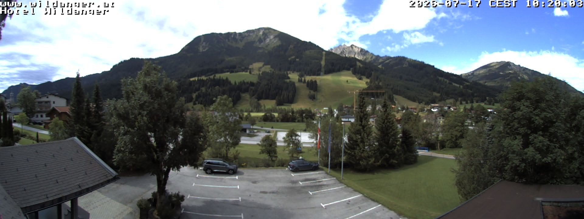 Archiv Foto Webcam Hotel Wildanger - Zöblen