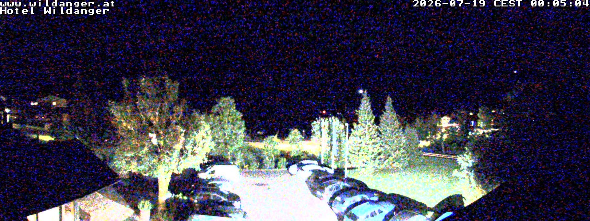 Archiv Foto Webcam Hotel Wildanger - Zöblen