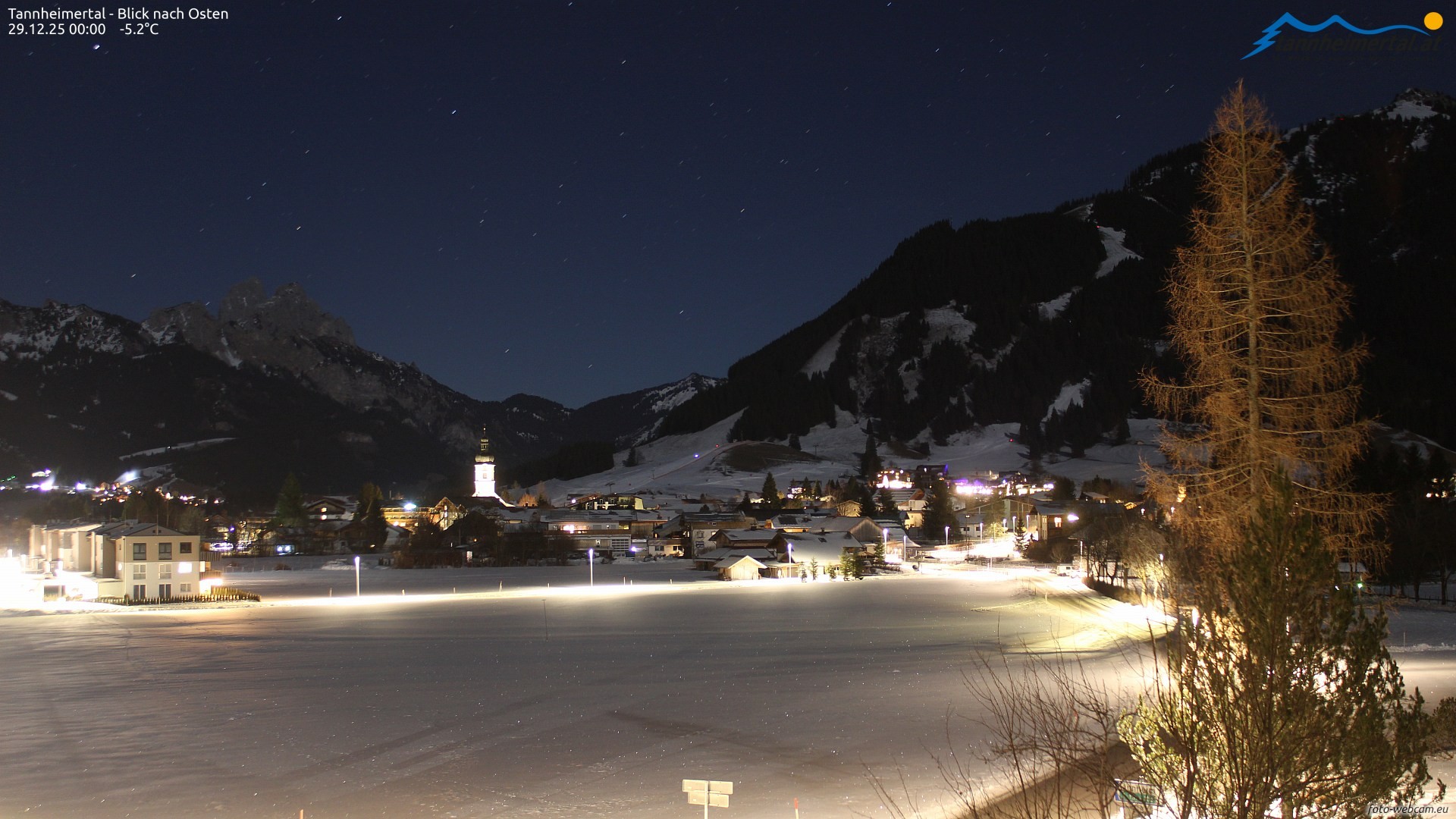 Archiv Foto Webcam Blick ins Tannheimer Tal