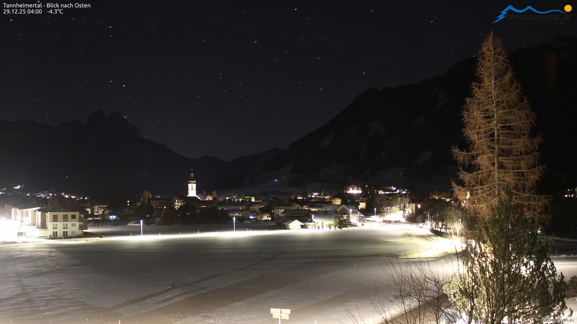 Archiv Foto Webcam Blick ins Tannheimer Tal