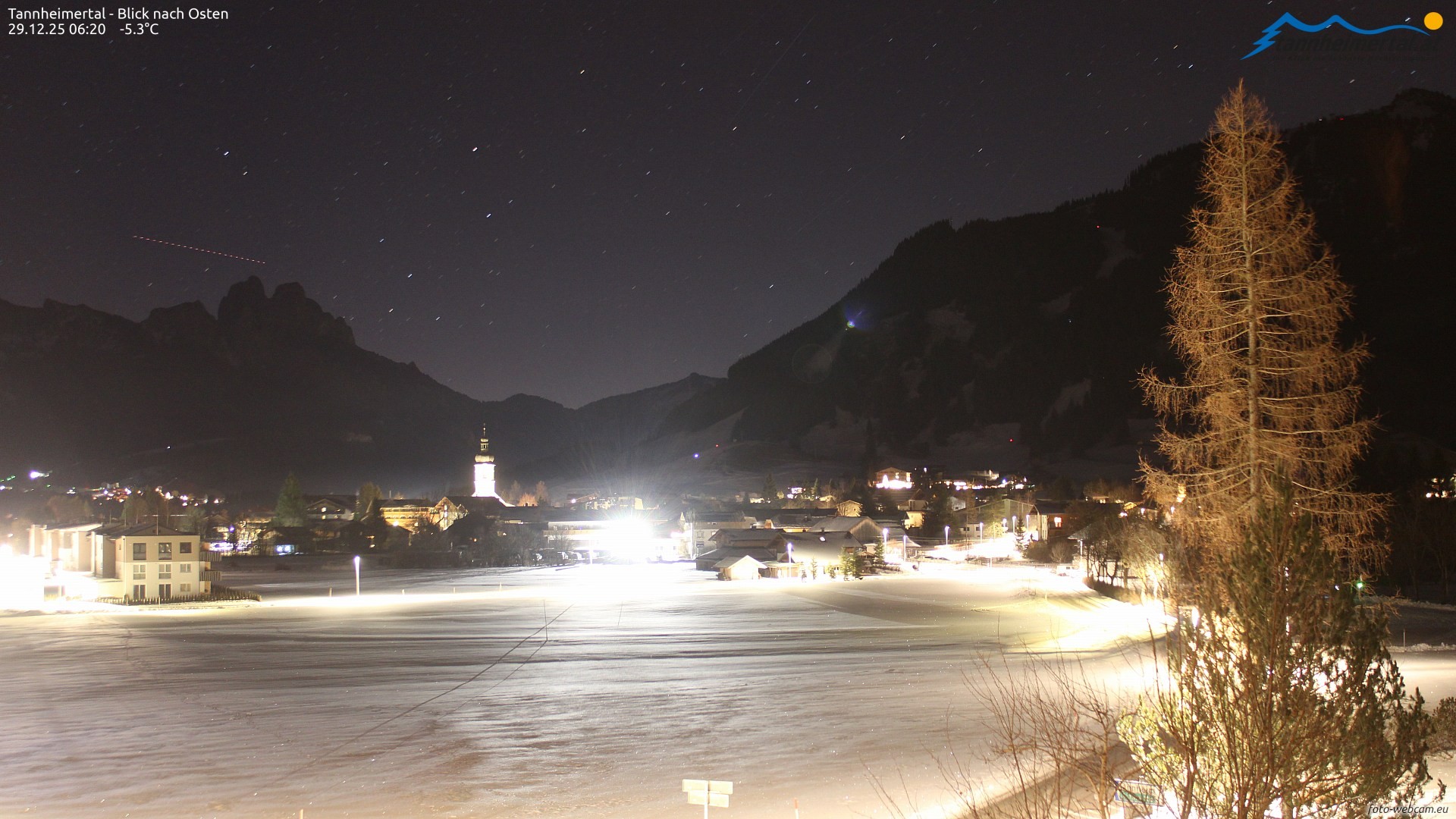 Archiv Foto Webcam Blick ins Tannheimer Tal