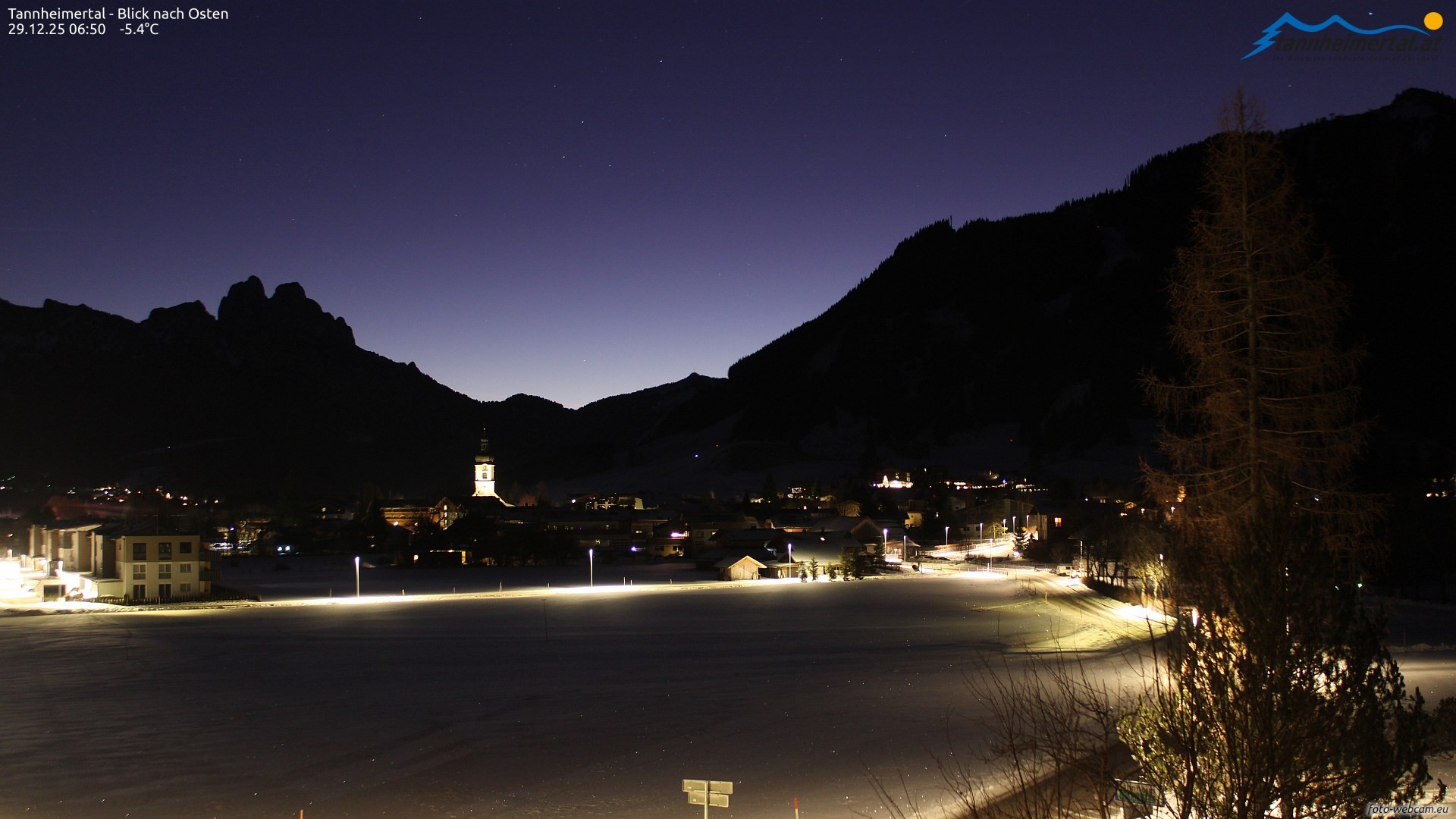 Archiv Foto Webcam Blick ins Tannheimer Tal