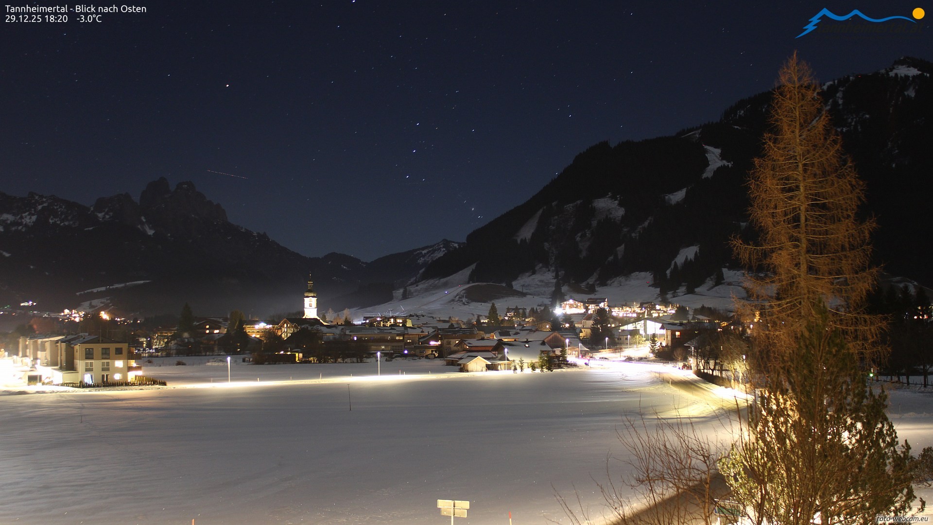 Archiv Foto Webcam Blick ins Tannheimer Tal