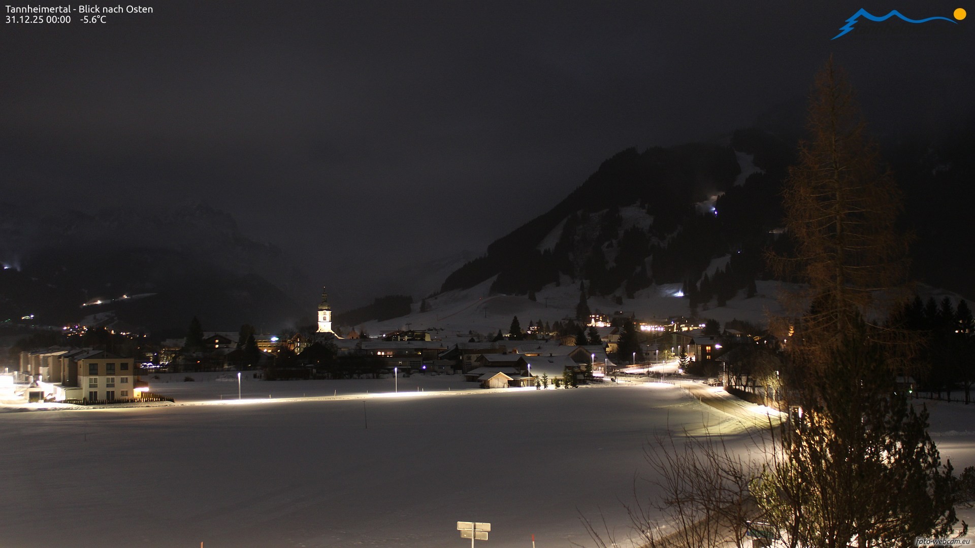Archiv Foto Webcam Blick ins Tannheimer Tal