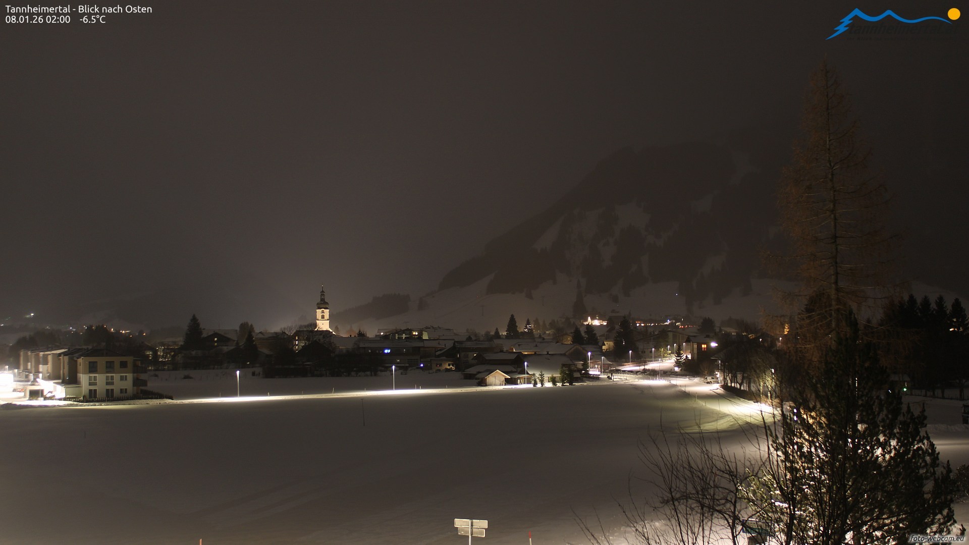Archiv Foto Webcam Blick ins Tannheimer Tal