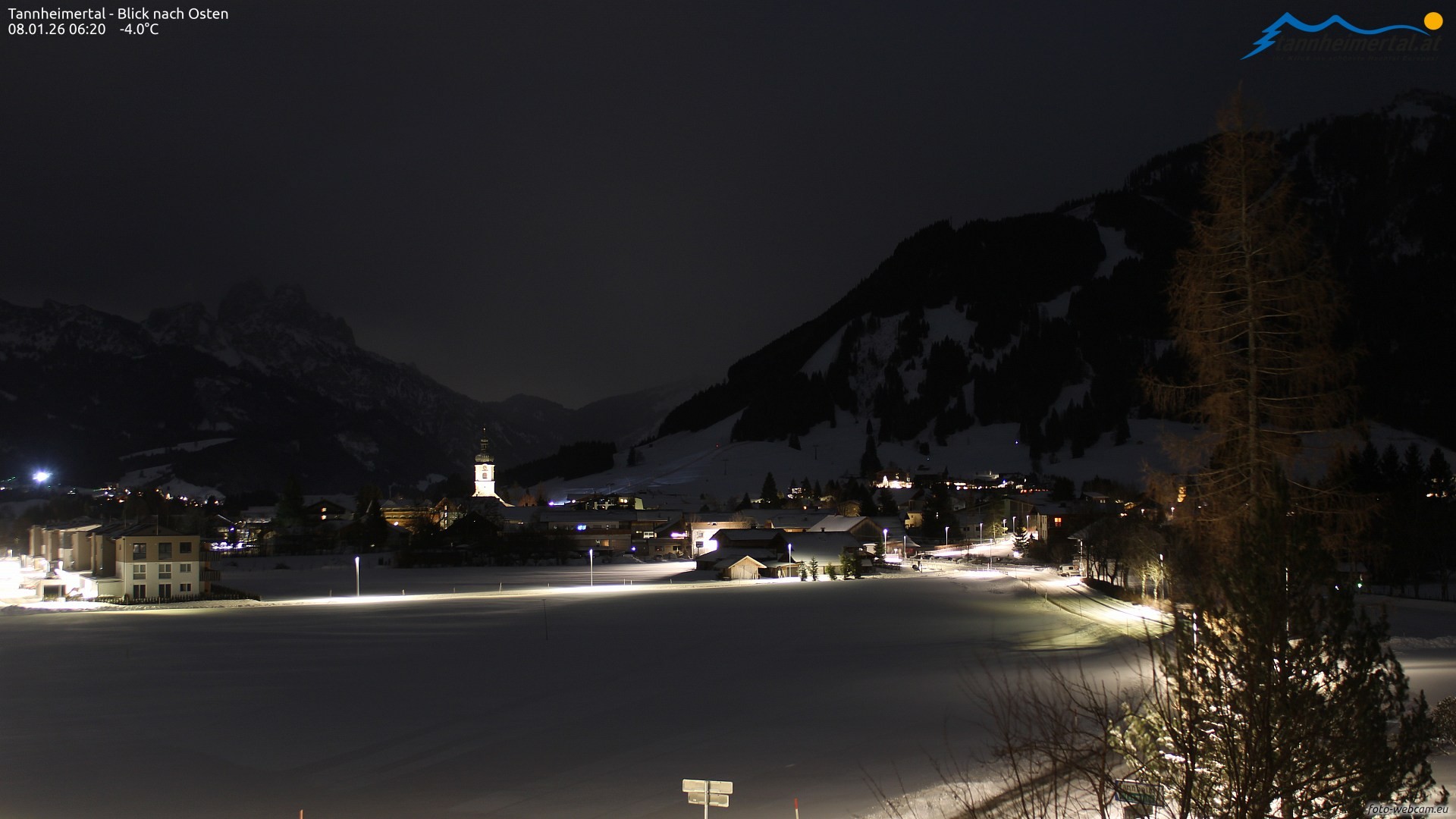 Archiv Foto Webcam Blick ins Tannheimer Tal