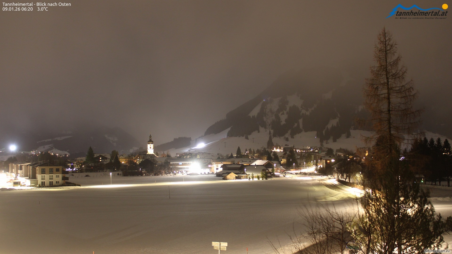 Archiv Foto Webcam Blick ins Tannheimer Tal