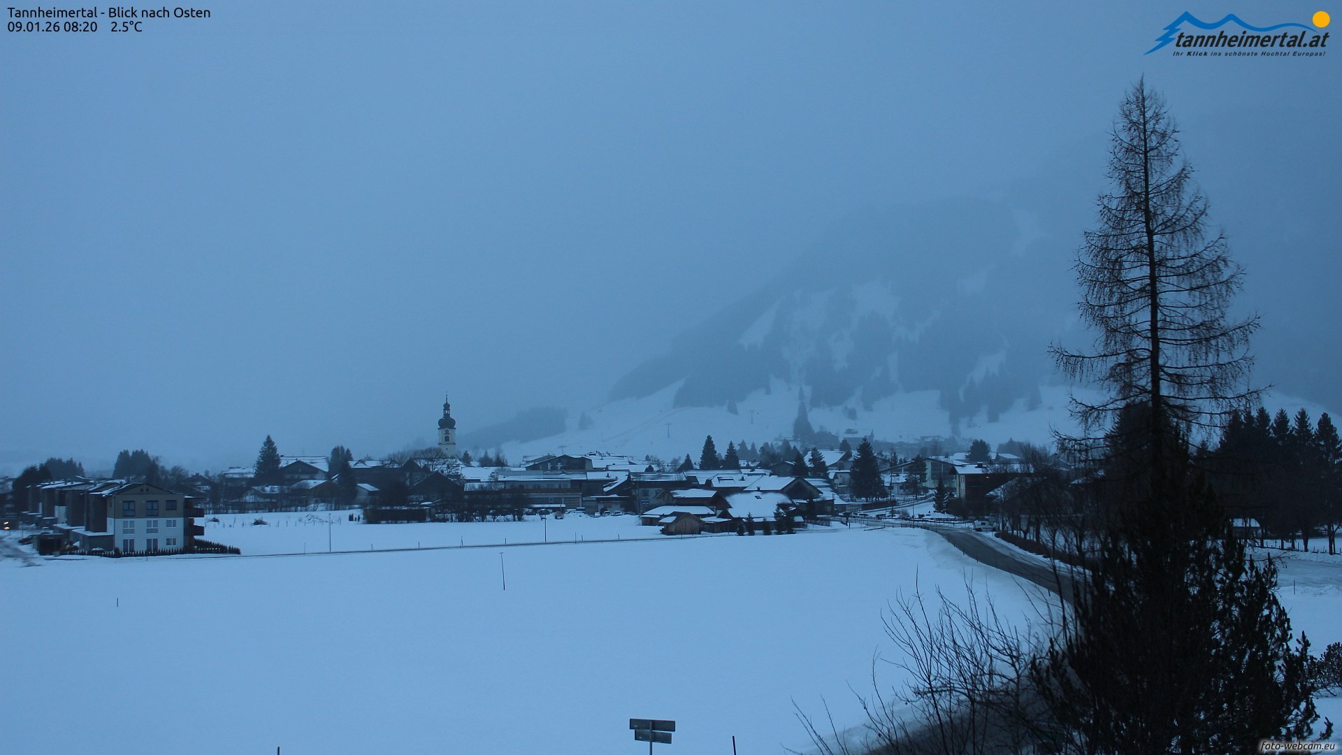 Archived image Webcam Ski Resort Schattwald Zöblen