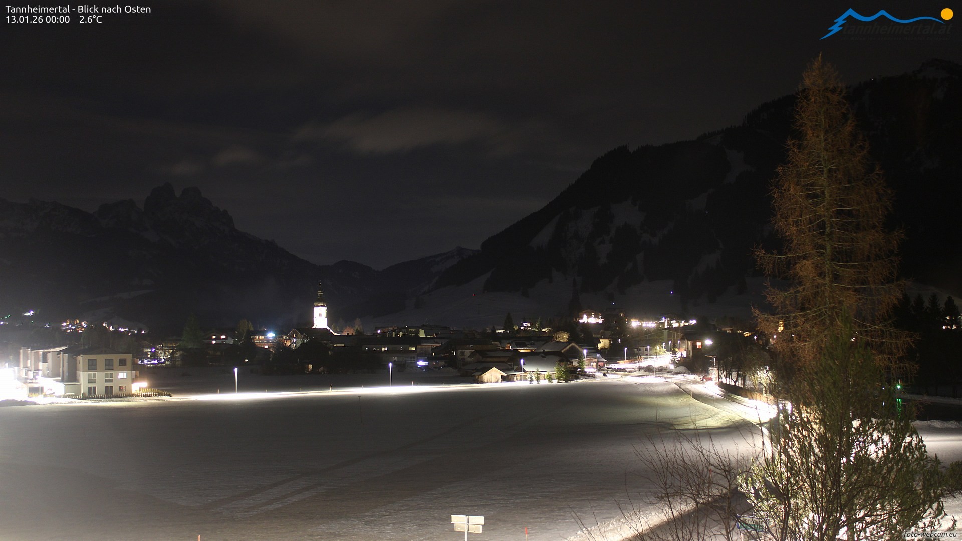 Archiv Foto Webcam Blick ins Tannheimer Tal