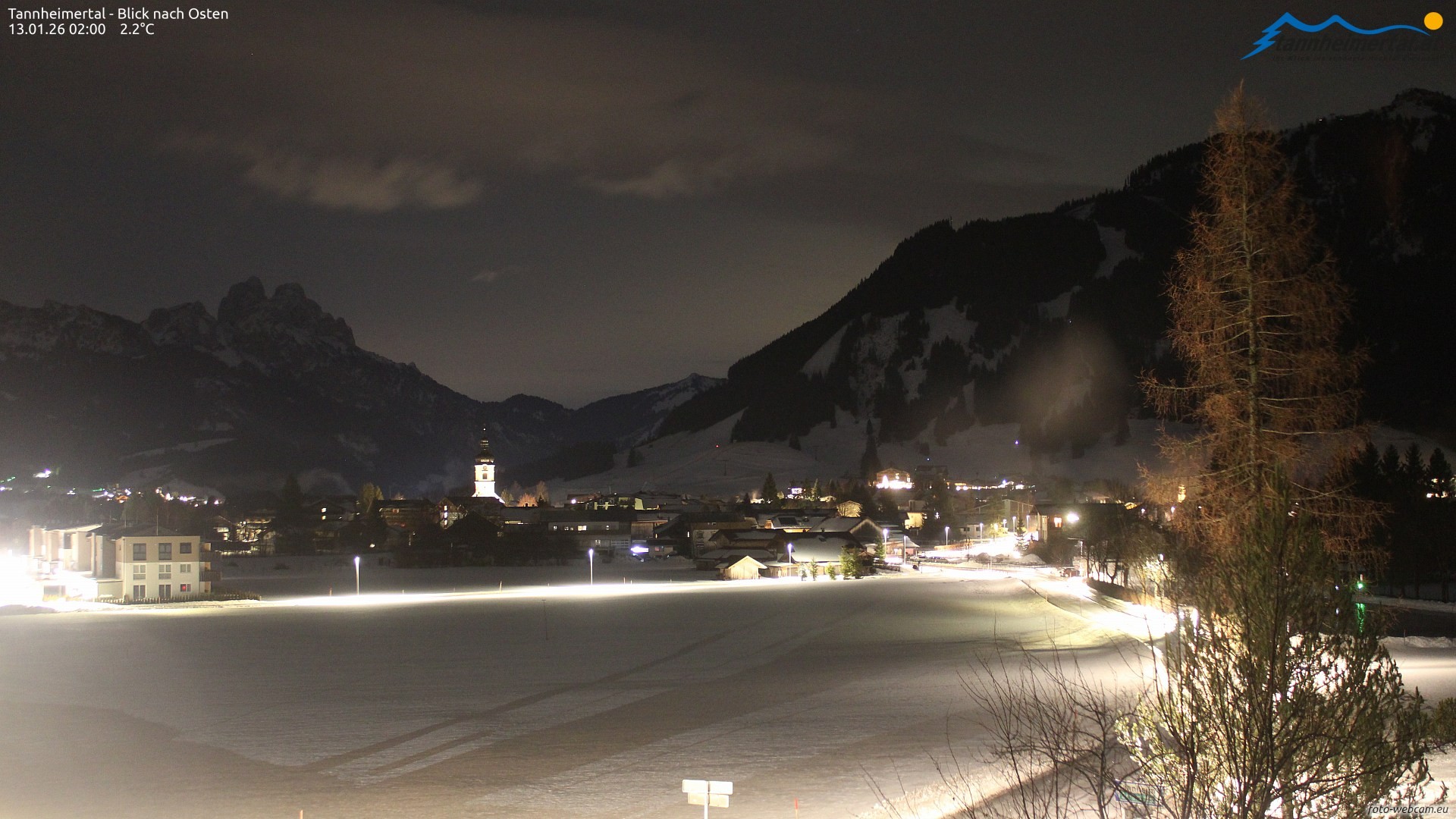 Archiv Foto Webcam Blick ins Tannheimer Tal