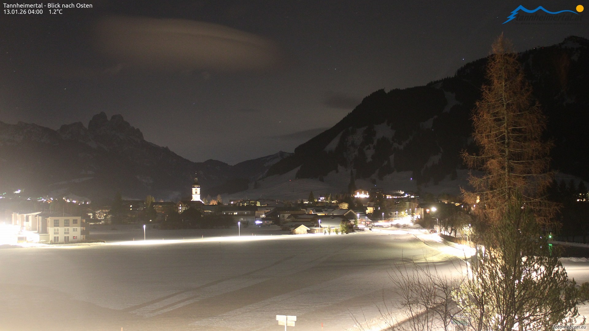 Archiv Foto Webcam Blick ins Tannheimer Tal