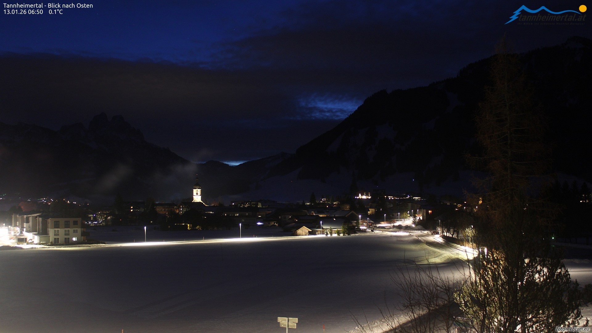 Archiv Foto Webcam Blick ins Tannheimer Tal