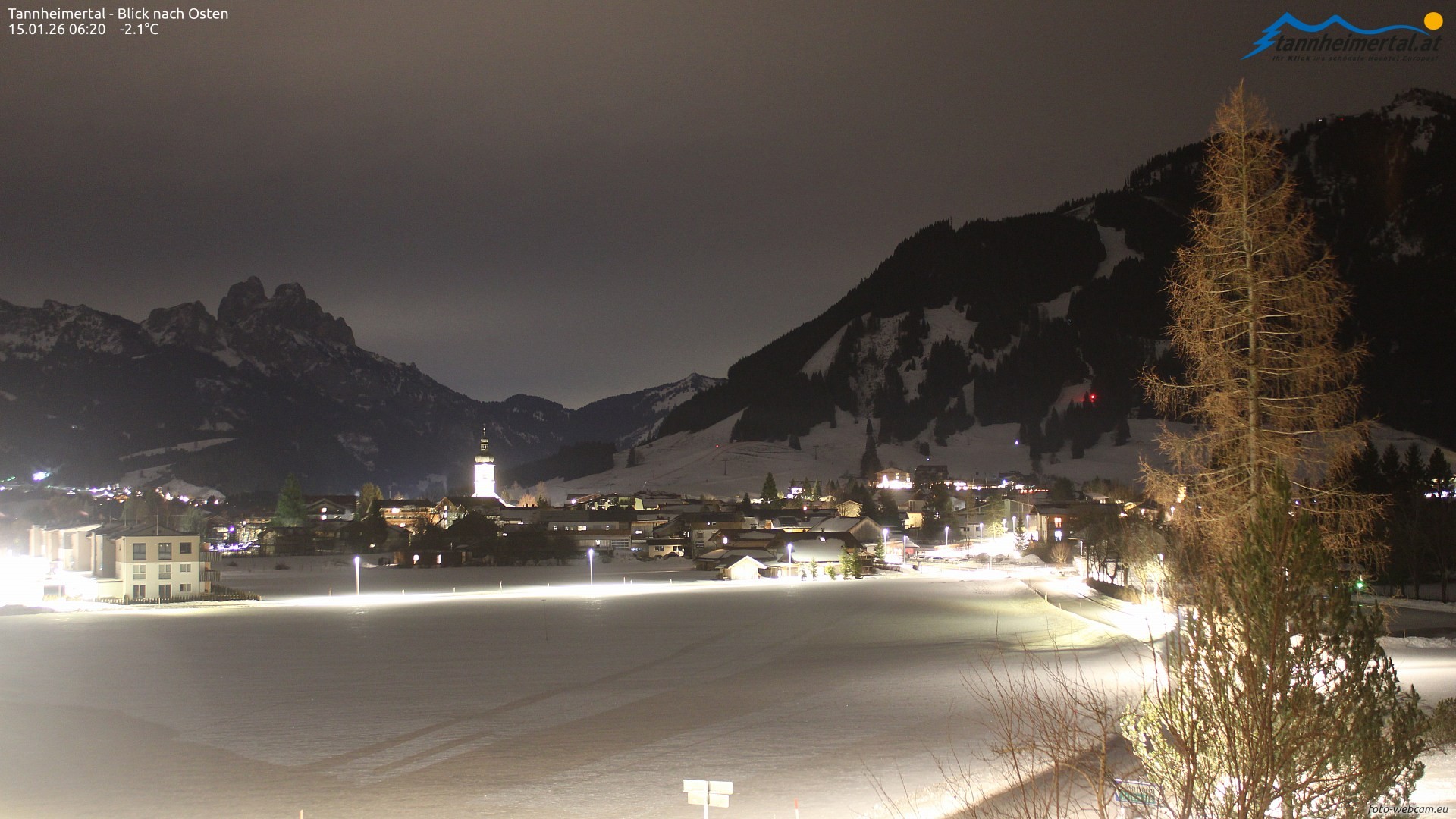 Archiv Foto Webcam Blick ins Tannheimer Tal