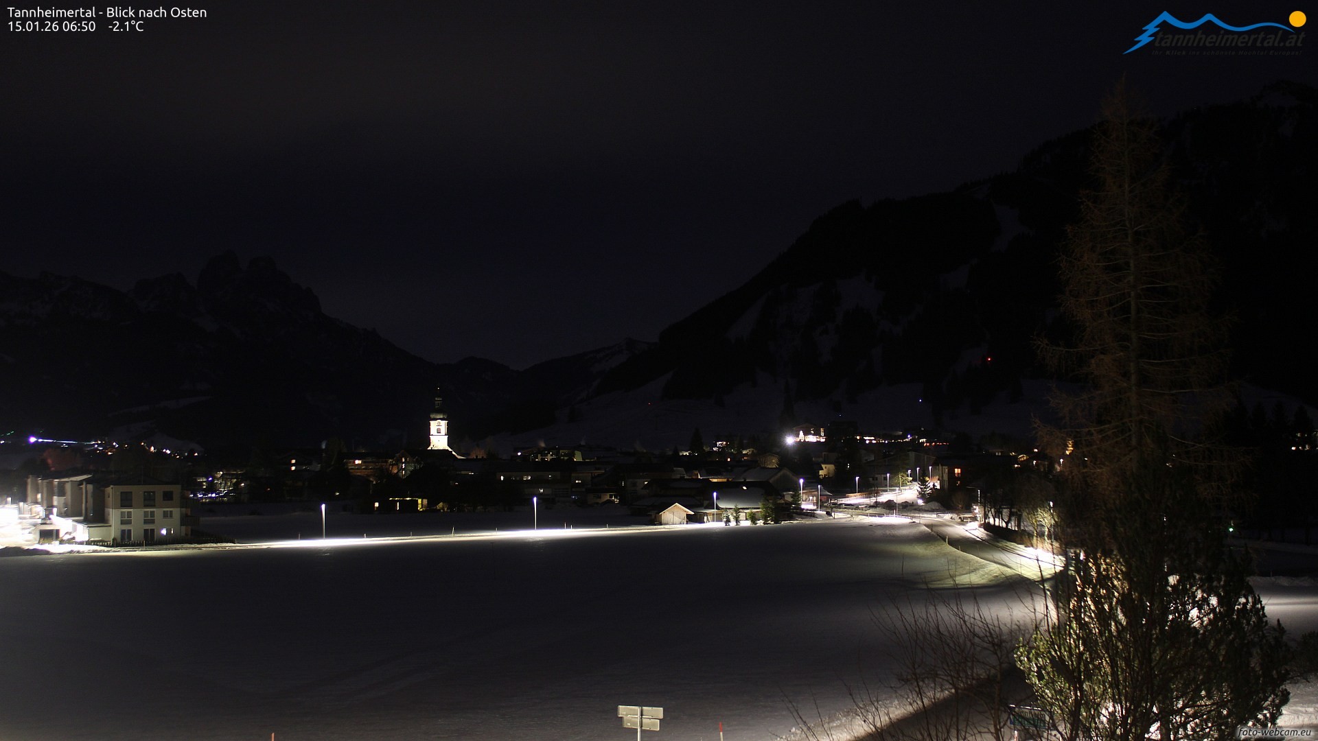 Archiv Foto Webcam Blick ins Tannheimer Tal