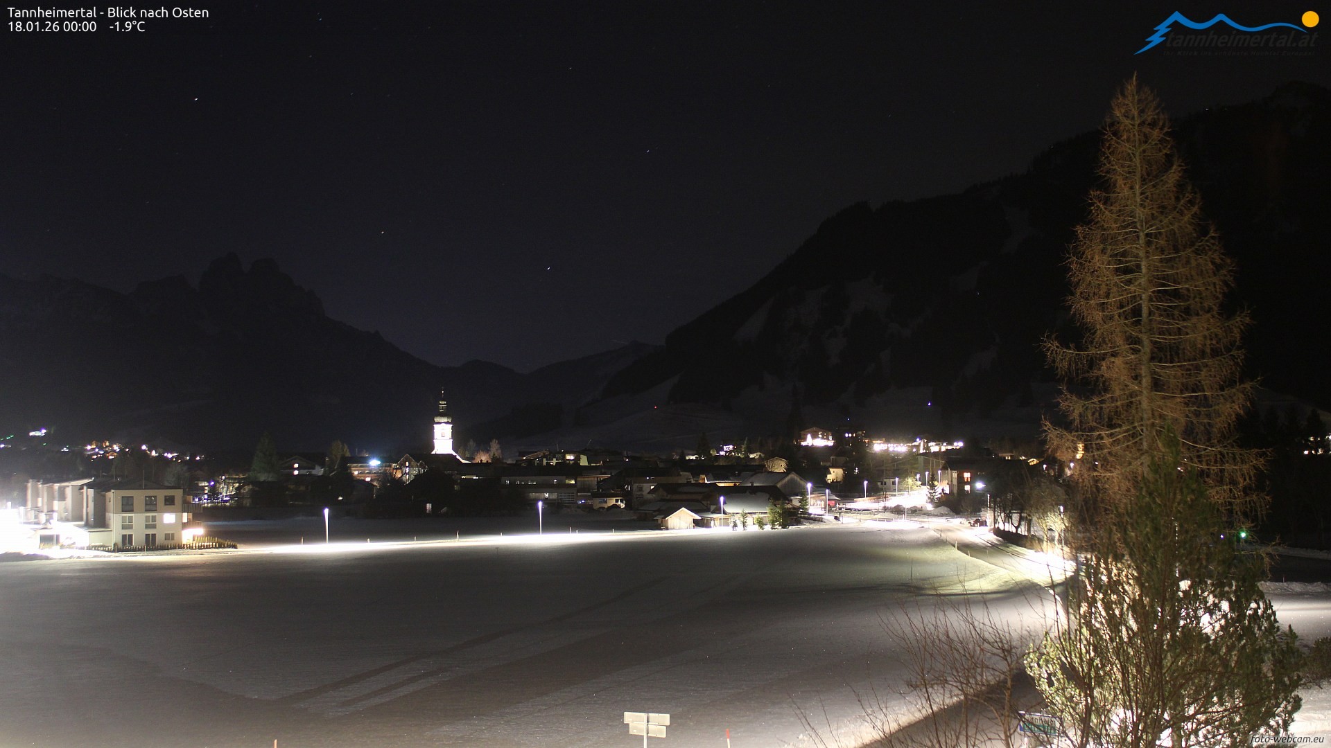 Archiv Foto Webcam Blick ins Tannheimer Tal