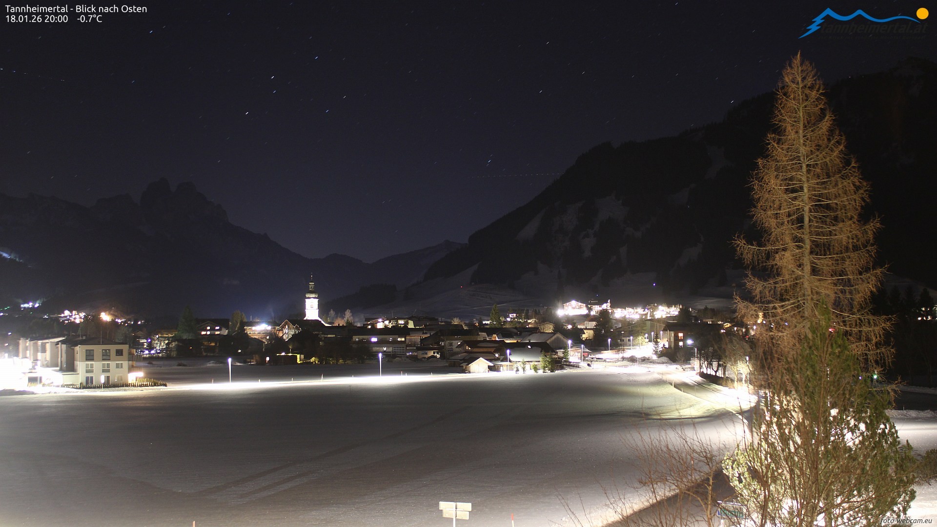 Archiv Foto Webcam Blick ins Tannheimer Tal