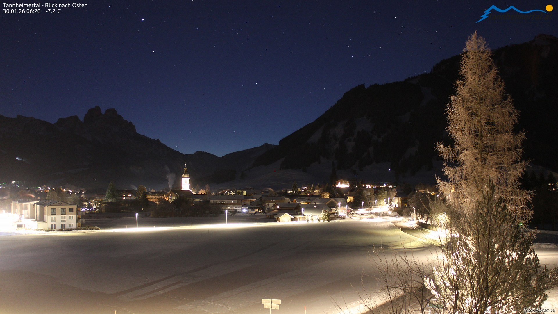 Archived image Webcam Ski Resort Schattwald Zöblen
