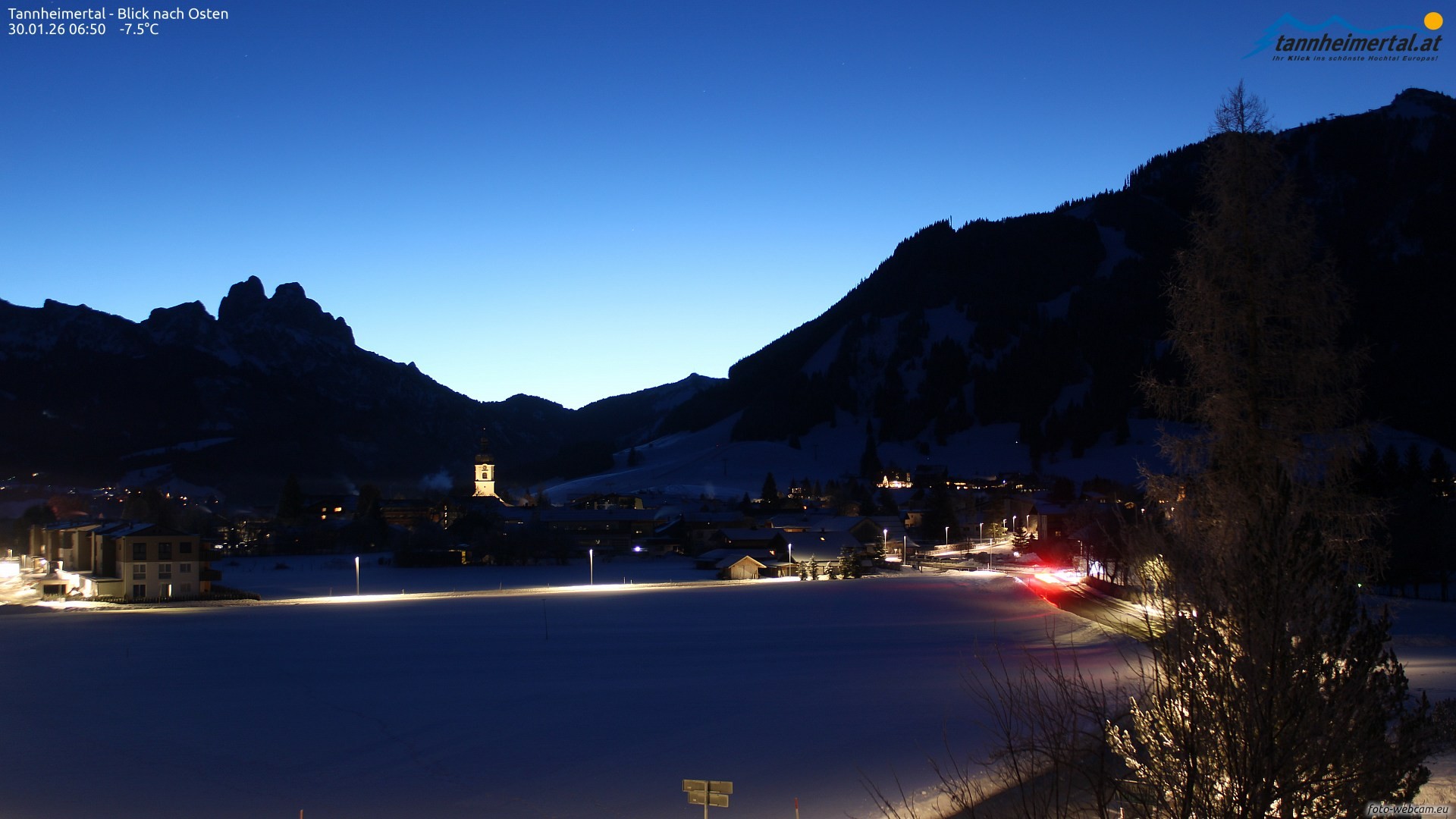 Archived image Webcam Ski Resort Schattwald Zöblen