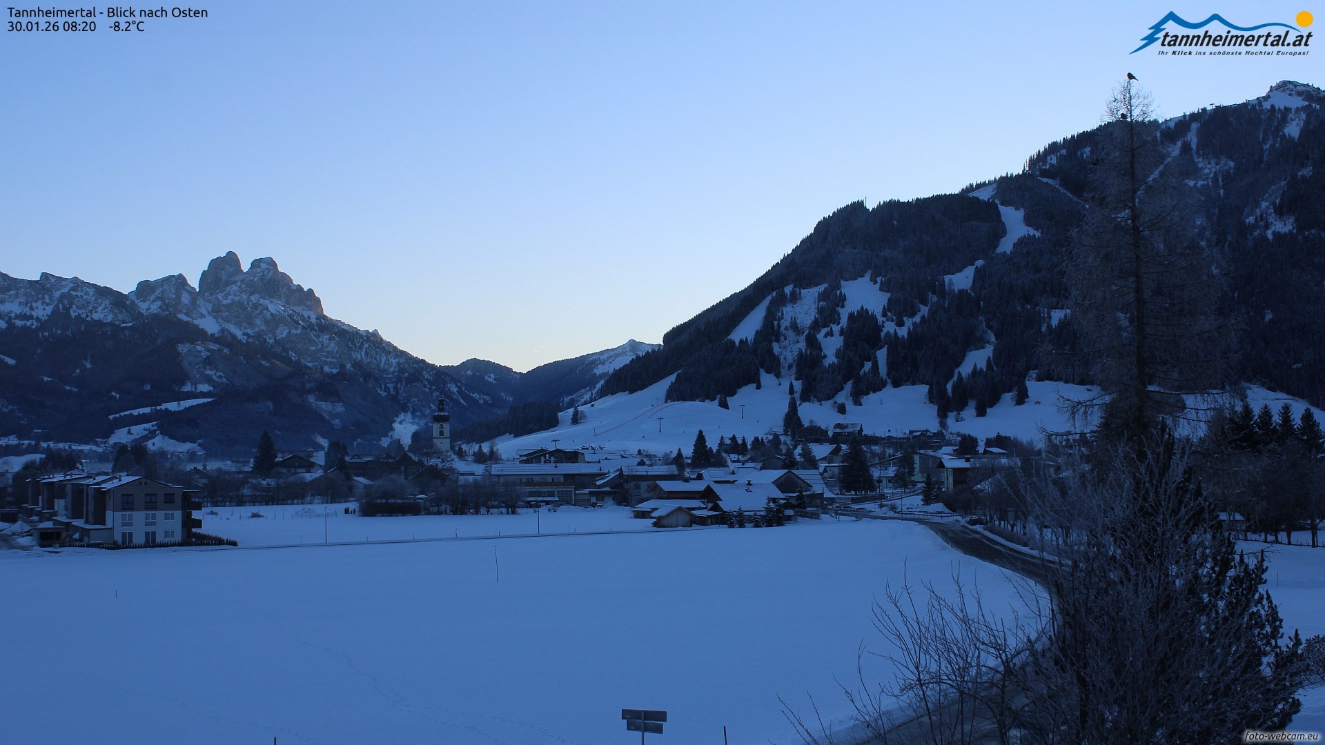 Archived image Webcam Ski Resort Schattwald Zöblen