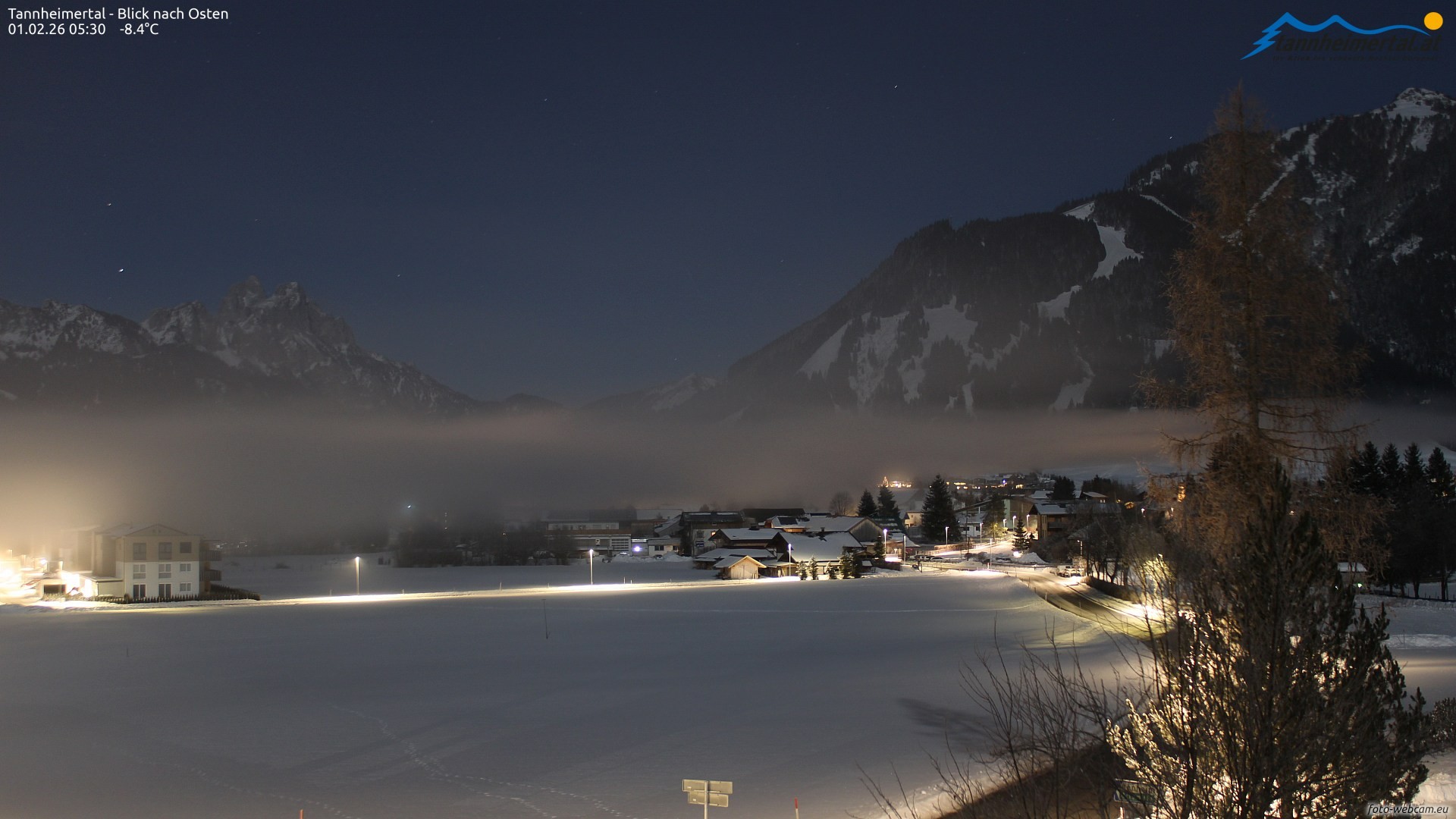 Archiv Foto Webcam Blick ins Tannheimer Tal