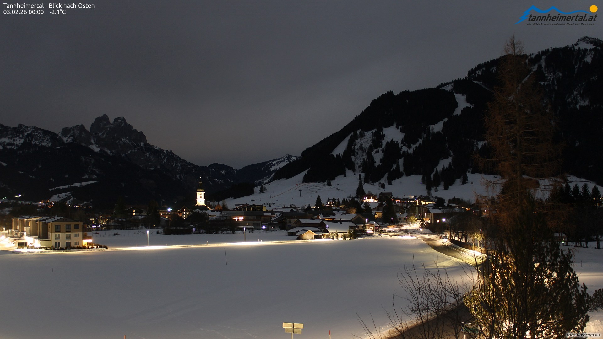 Archiv Foto Webcam Blick ins Tannheimer Tal