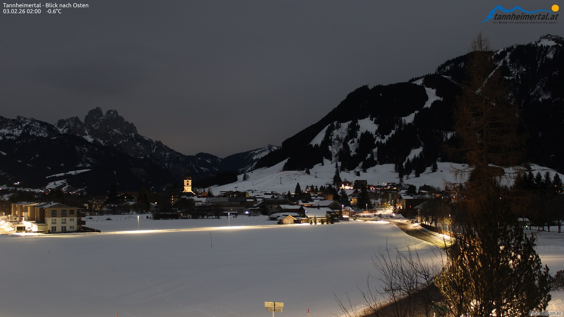 Archiv Foto Webcam Blick ins Tannheimer Tal