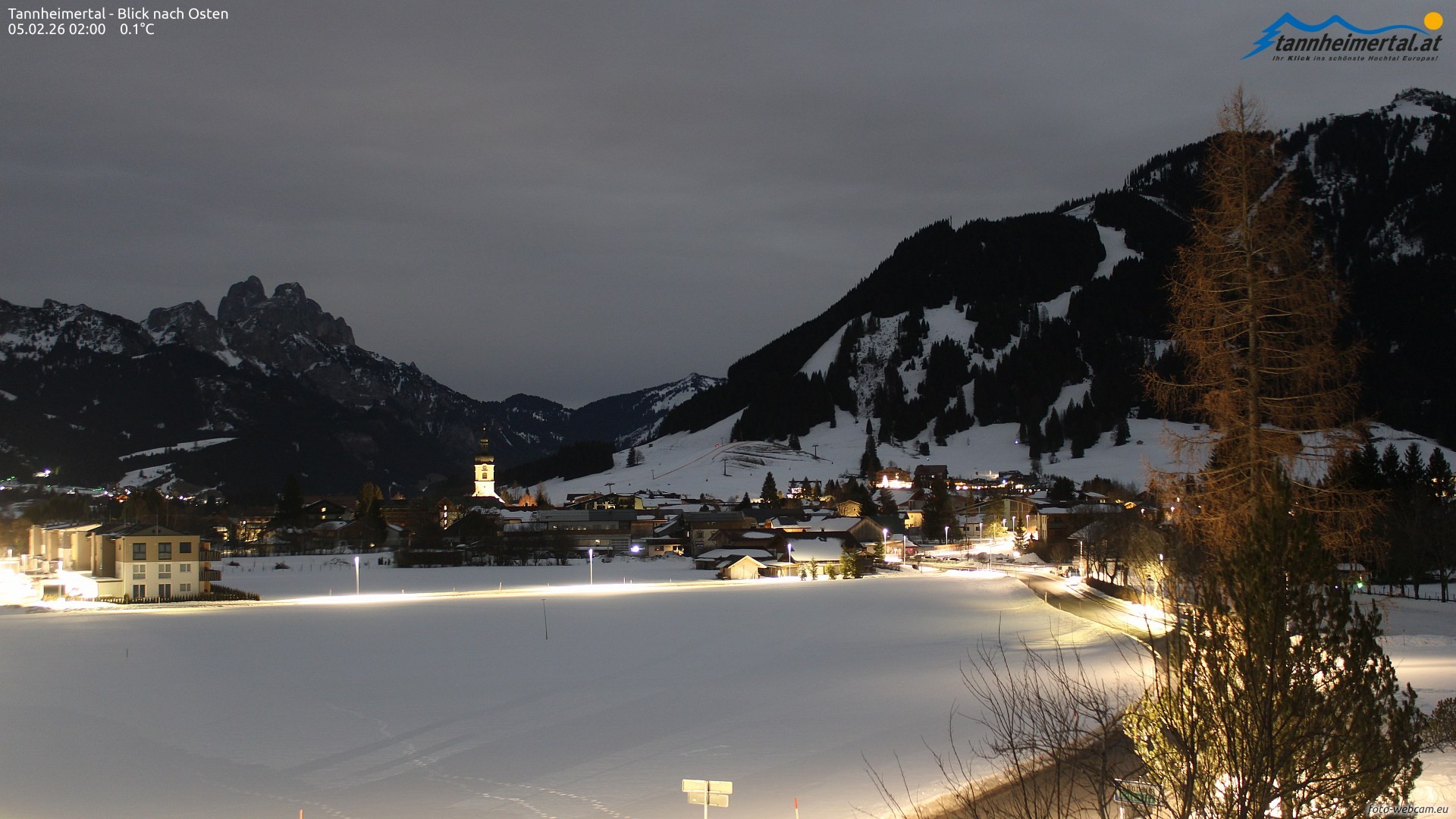 Archiv Foto Webcam Blick ins Tannheimer Tal