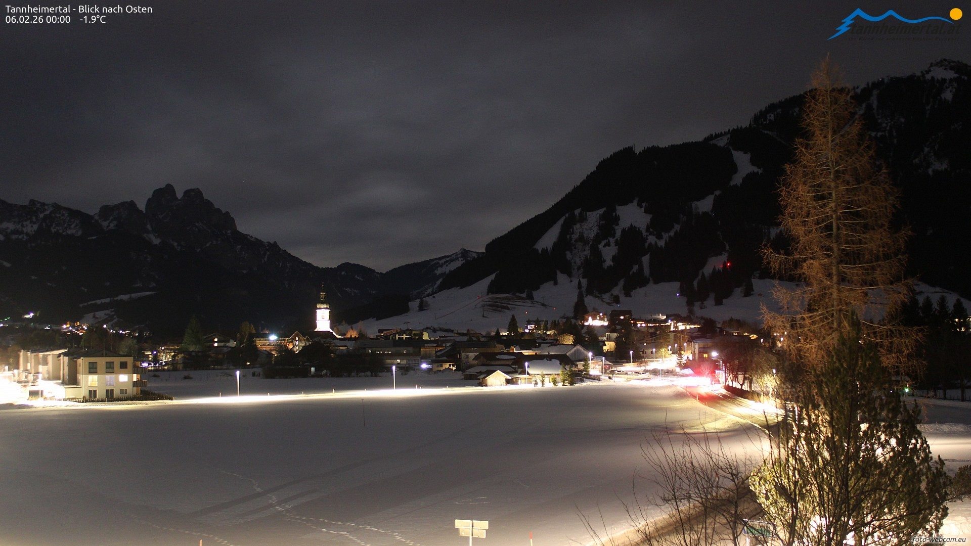 Archiv Foto Webcam Blick ins Tannheimer Tal