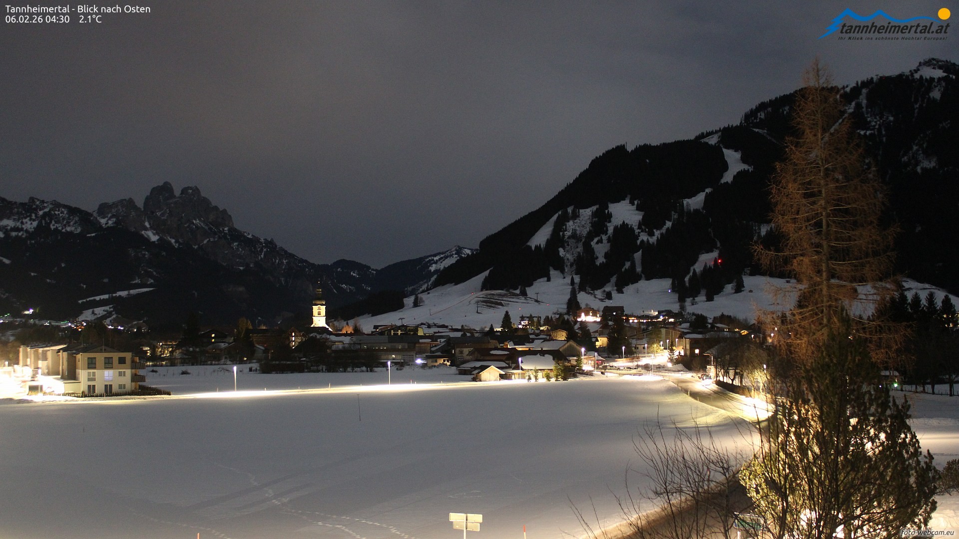 Archiv Foto Webcam Blick ins Tannheimer Tal