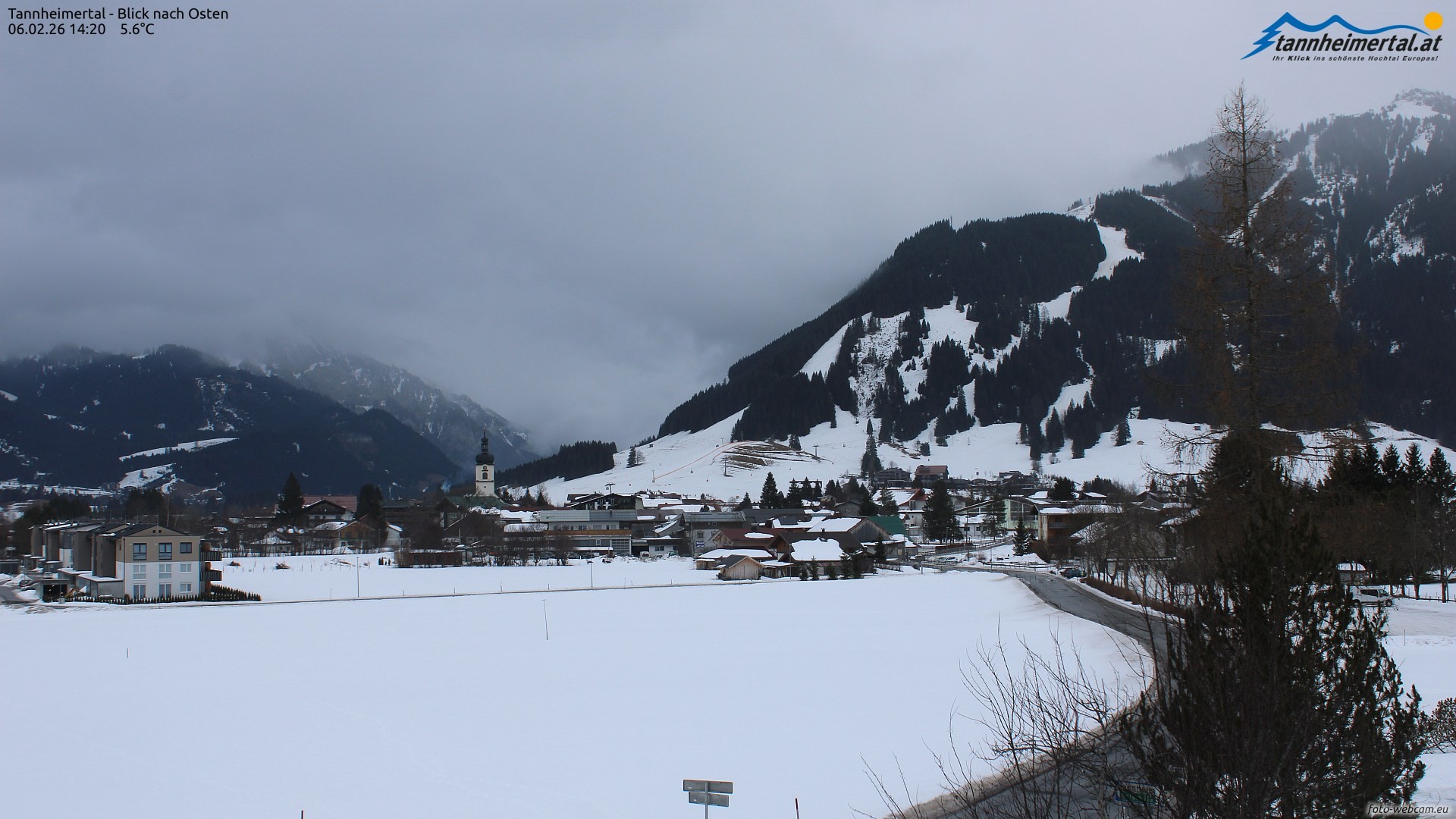 Archiv Foto Webcam Blick ins Tannheimer Tal